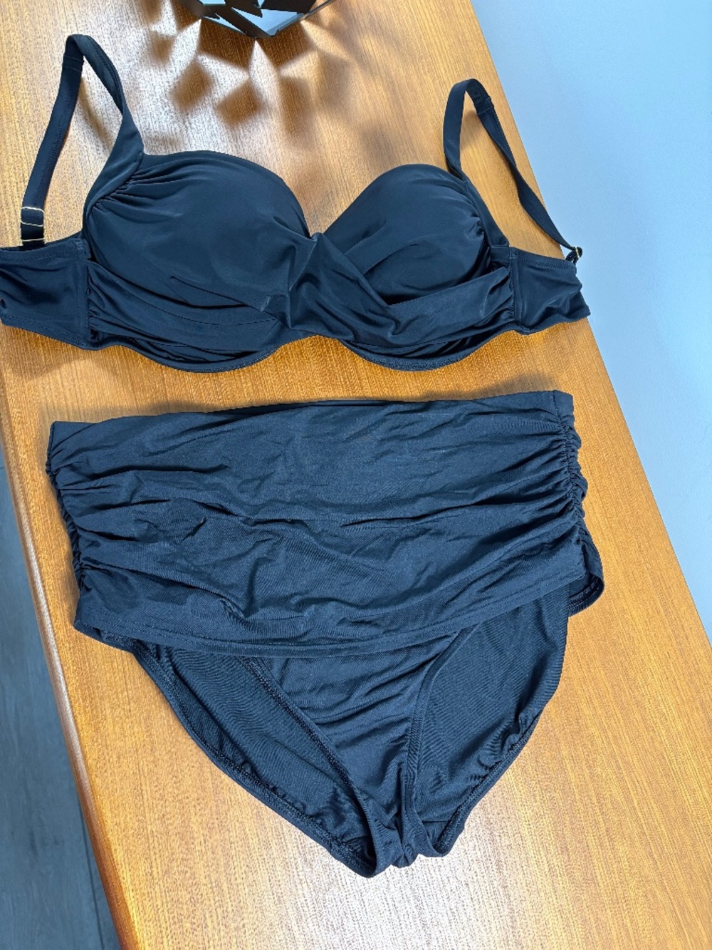 Black Two-Piece Bathing Suit/Mixed Brands